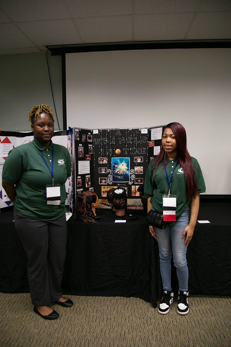 students waiting for their mock interviews