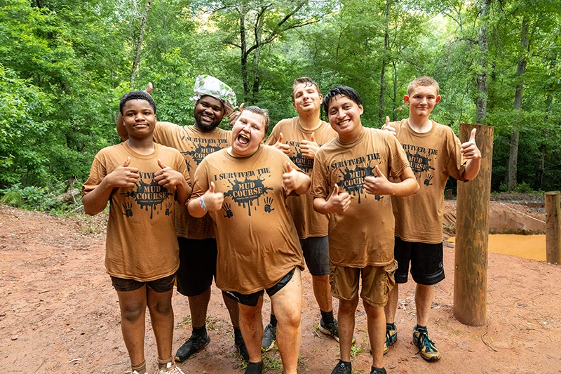 GaCTI officers smiling after completing mud course